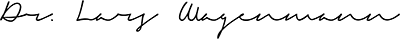 Unterschrift Dr. Lars Wagenmann